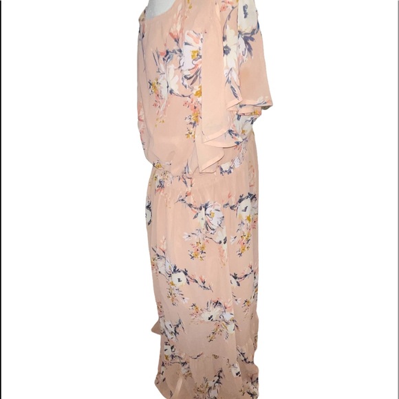 - Maternity Isabel floral maxi dress v-neck angel sleeves size xl NWOT🌸 - Picture 2 of 8